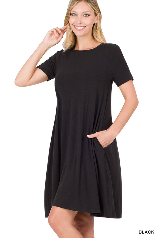 SHORT SLEEVE DRESS